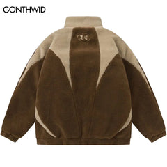 Lambswool Coats Thicken Warm Padded Jackets